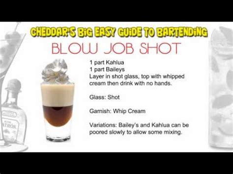 Blow Job Shot Recipe